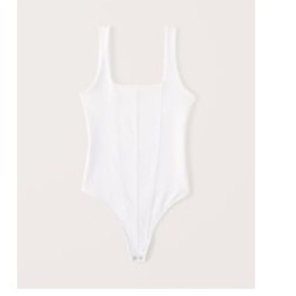 Abercrombie Double Layered Seamless Fabric corset bodysuit NEW